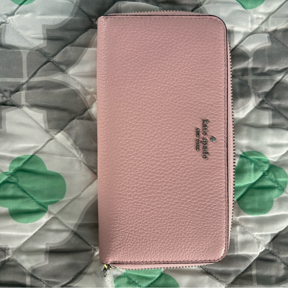 Kate Spade Blush Pink Zip-Around Wallet